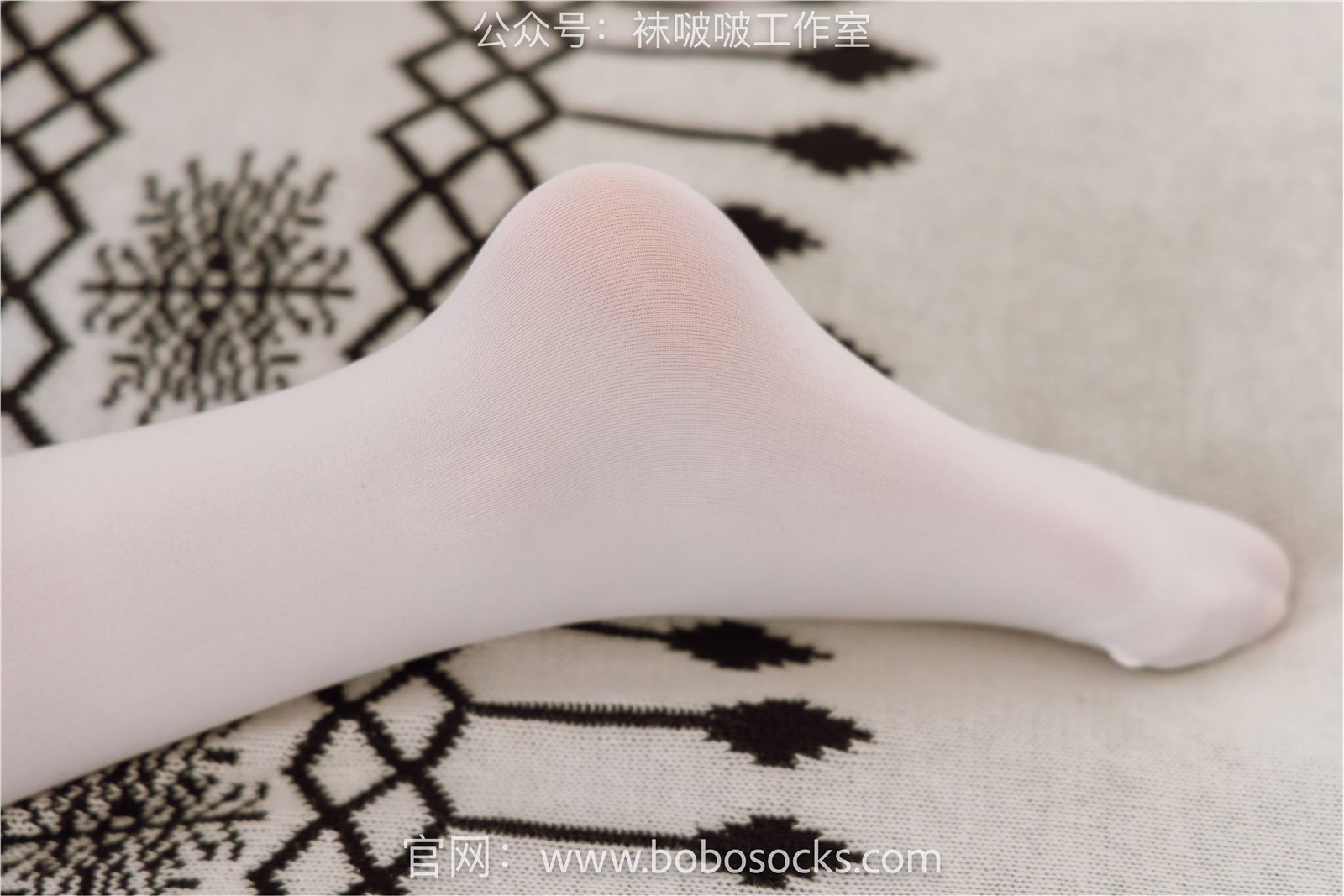 BoBoSocks NO.093 sweet pea - shell head, thick white silk(130)